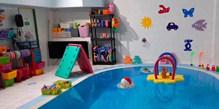 Pronájem bazénu s teplou slanou vodou až pro 4 dospělé a 2 děti