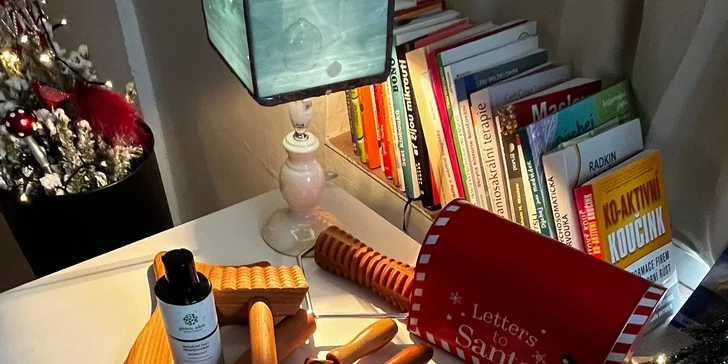 Balíček pro krásné tělo i hladkou pleť: maderoterapie a tejpování břicha