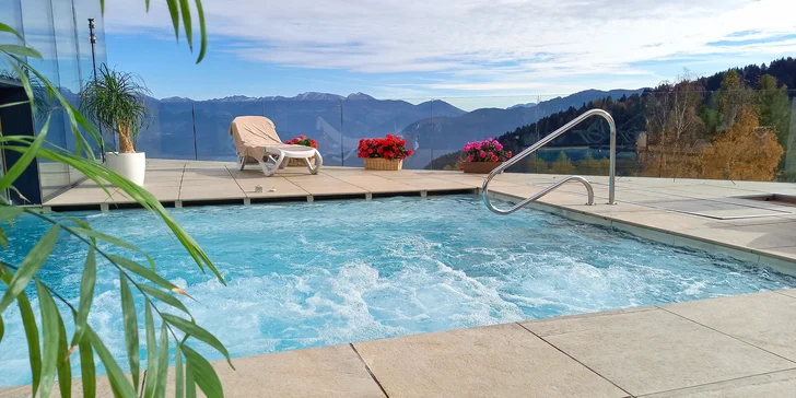 Trentinské Alpy: 3* hotel s polopenzí, neomezeným wellness a kartou výhod