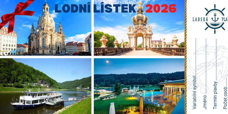 Dárkový lodní lístek na vinařskou plavbu po Labi: oběd, grilování, živá hudba, degustace 8 vín a průvodce