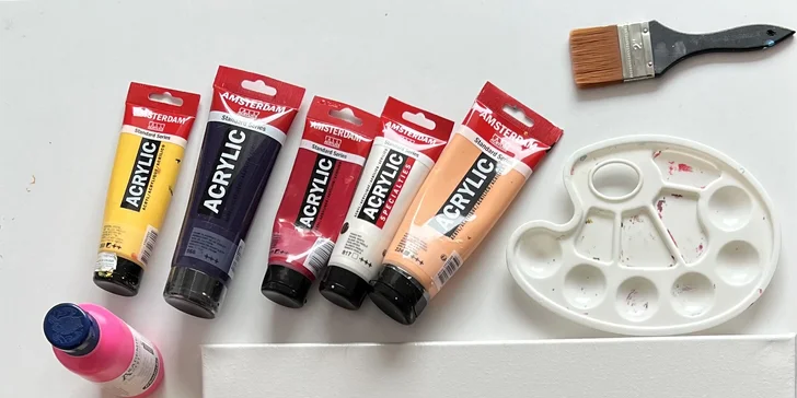 Kurz intuitivního malování v páru vč. pomůcek a seznámení s technikou