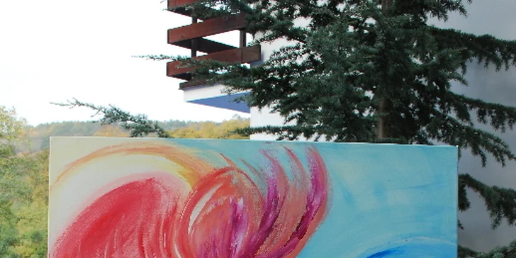 Zážitková malba obrazu: skupinová či individuální tvorba vybranou technikou