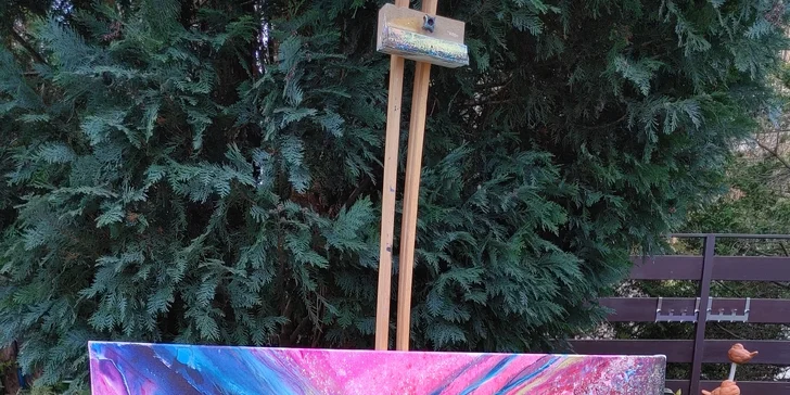 Zážitková malba obrazu: skupinová či individuální tvorba vybranou technikou