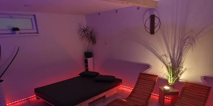 2hodinový relax v soukromém wellness s vířivkou pro dva