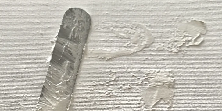 Skupinový kurz výroby strukturovaného obrazu ze stěrky a plátkového zlata