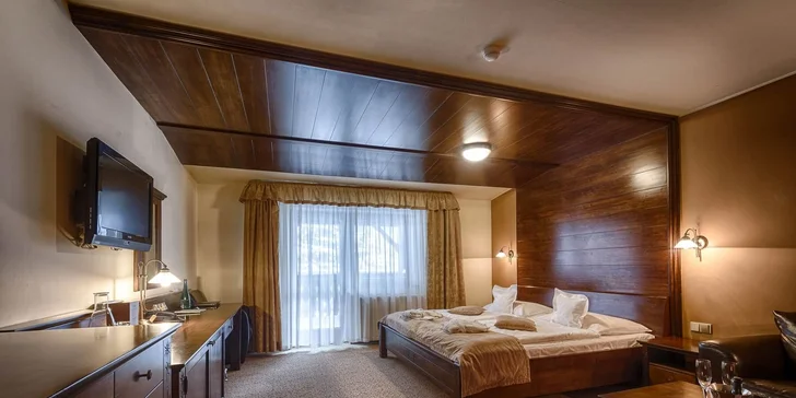 Wellness pobyt uprostřed tatranských lesů na Štrbském Plese: vodní a saunový svět i masáže