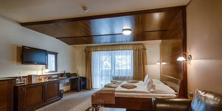 Wellness pobyt uprostřed tatranských lesů na Štrbském Plese: vodní a saunový svět i masáže