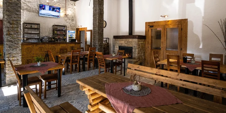 Rodinný penzion kousek od národního parku Muráňská planina: snídaně a privátní wellness