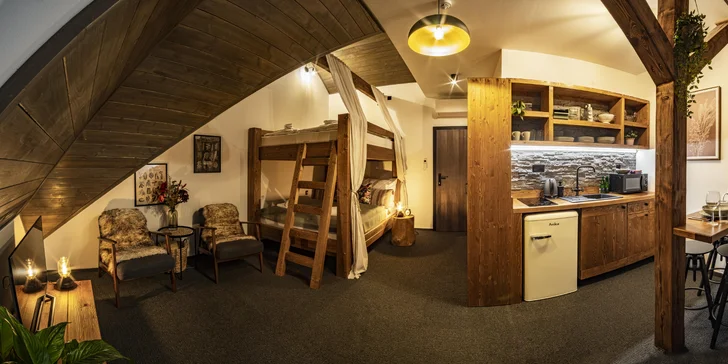 Rodinný penzion kousek od národního parku Muráňská planina: snídaně a privátní wellness