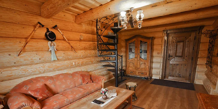 Wellness pobyt ve stylových chatkách na Oravě až pro 6 osob