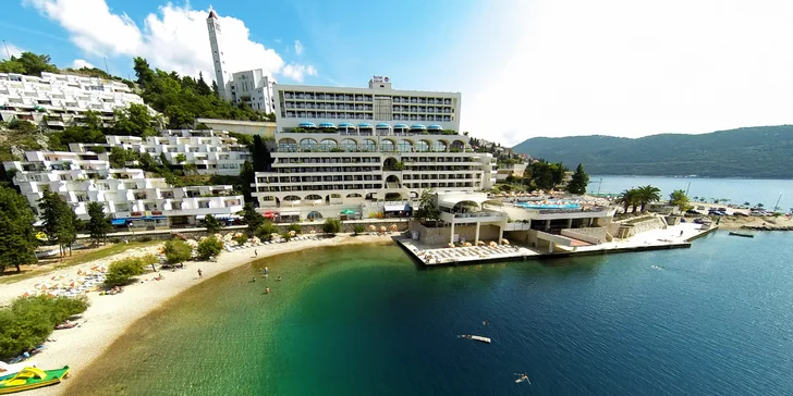 Bosna a Hercegovina: hotel Sunce Neum 100 m od moře, bazén a polopenze či plná penze