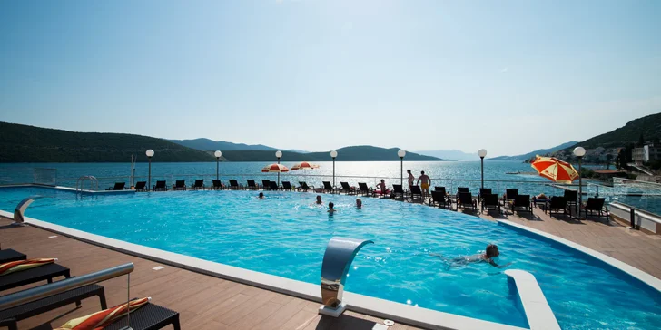 Bosna a Hercegovina: hotel Sunce Neum 100 m od moře, bazén a polopenze či plná penze