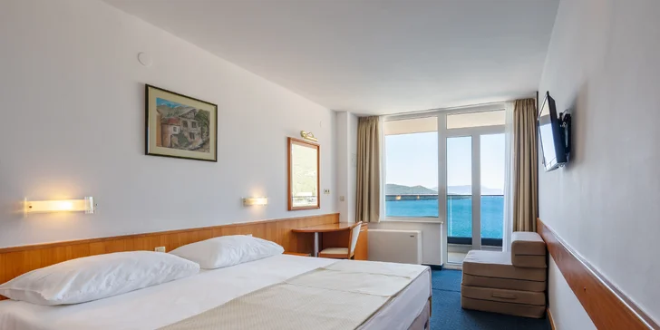 Bosna a Hercegovina: hotel Sunce Neum 100 m od moře, bazén a polopenze či plná penze