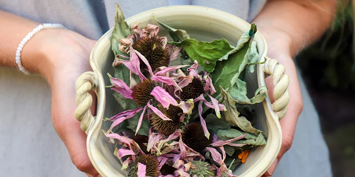 Kurz výroby bylinných čajů vč. ochutnávky, pro 1 nebo 2 osoby