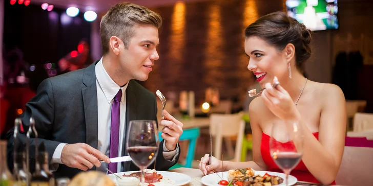 5chod. degustační menu pro dva: tatarák, šafránové risotto i čokoládový fondant