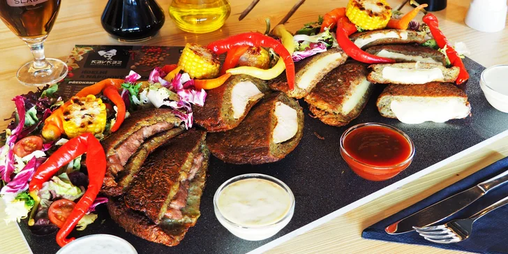 Plněné bramboráky na kavkazský způsob: s krkovičkou, kuřetem nebo sýry