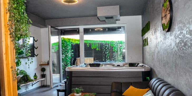 Luxusní privátní wellness na 150 či 210 min. i celou noc pro 2 osoby