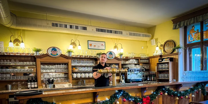 Tříchodová farmářská hostina s pivním párováním pro dva