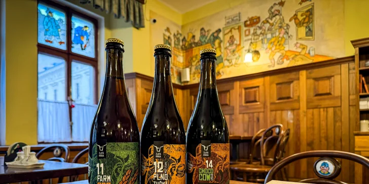 Tříchodová farmářská hostina s pivním párováním pro dva
