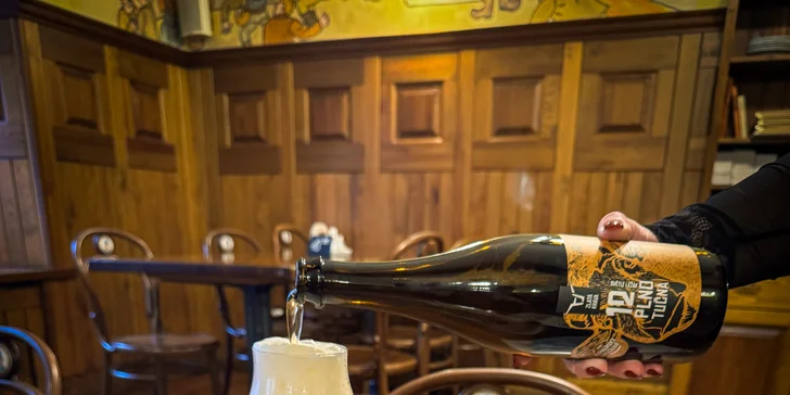 Tříchodová farmářská hostina s pivním párováním pro dva