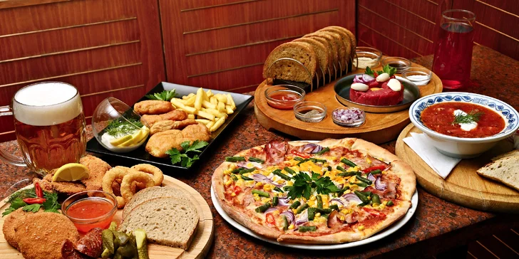 Otevřené vouchery na cokoli v hodnotě 350-1000 Kč do rodinné restaurace na Žižkově