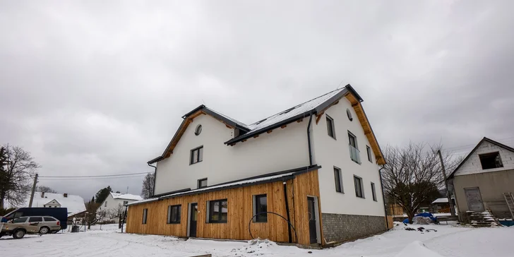 Nádherné apartmány ve Velkých Losinách: kapacita až 8 osob, možnost snídaní i wellness