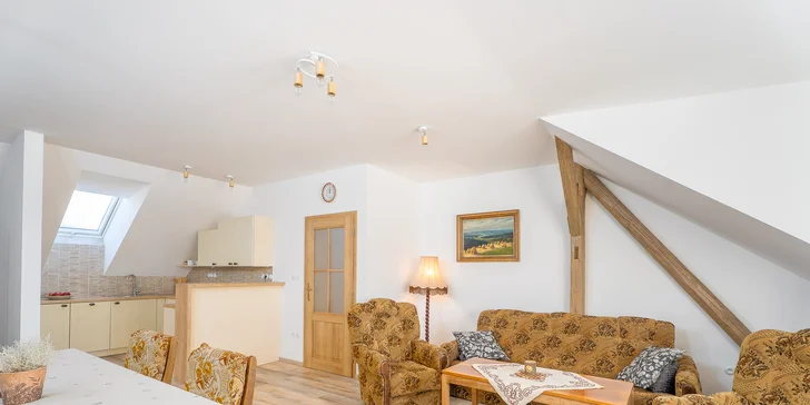 Útulné apartmány v chalupě ve Žďárských vrších s možností sauny