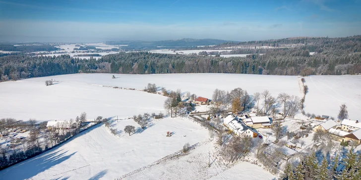 Útulné apartmány v chalupě ve Žďárských vrších s možností sauny