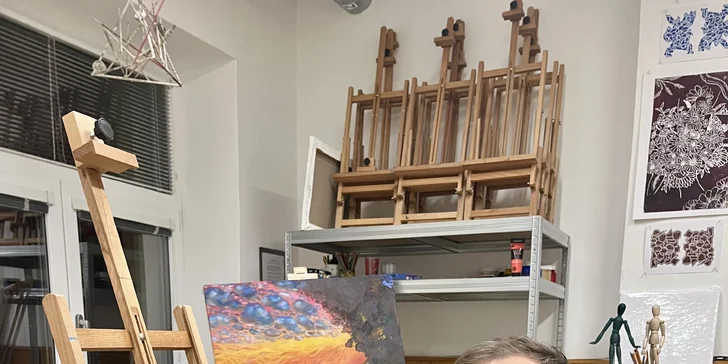 Vyrobte si vlastní originál: 3h workshop malování akrylem v Brně