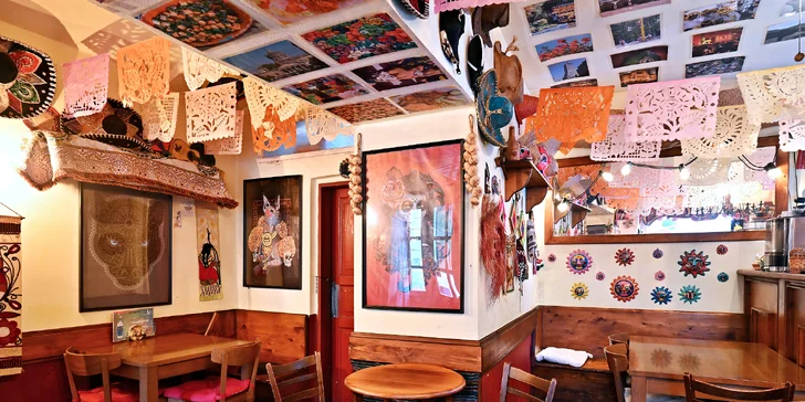 Pravá mexická fiesta: 2hod. all you can eat pro 1-2 osoby i vč. lahve vína