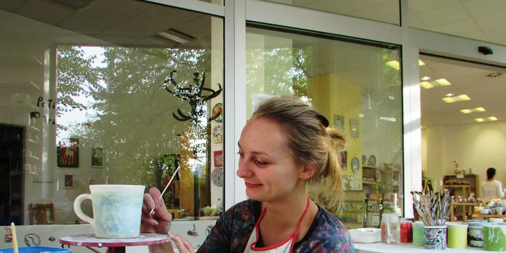 Malování keramiky Maříž: vytvořte si hrníček nebo misku a ozdobte je vlastní fantazií