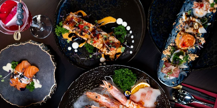 Otevřené vouchery v hodnotě 500-2000 Kč do moderní asijské fusion restaurace