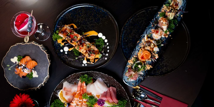 Otevřené vouchery v hodnotě 500-2000 Kč do moderní asijské fusion restaurace