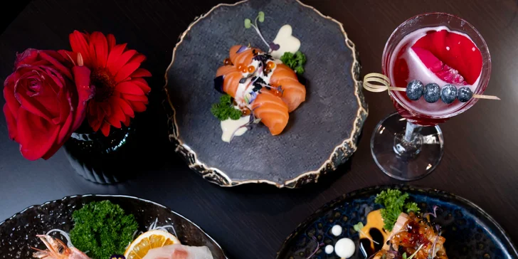 Otevřené vouchery v hodnotě 500-2000 Kč do moderní asijské fusion restaurace