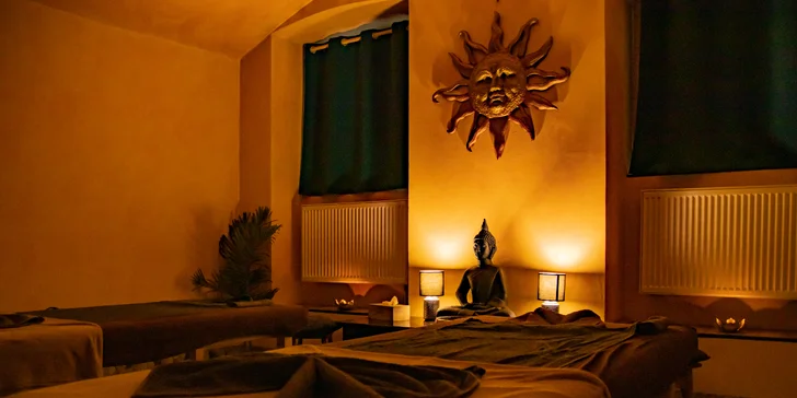 Masáž dle výběru v Golden Palms: kokosová, orientální nebo lávové kameny pro hlubokou úlevu
