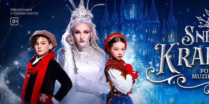 Vstupenka na pohádkový muzikál na ledě Sněhová královna