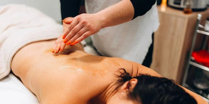 Relaxační masáž zad a šíje v délce 40 min. od nevidomé masérky