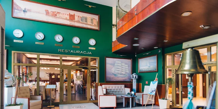 Vítejte v Gdaňsku: 4* hotel v historickém centru města, snídaně, neomezeně sauna