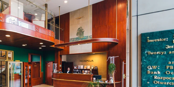 Vítejte v Gdaňsku: 4* hotel v historickém centru města, snídaně, neomezeně sauna