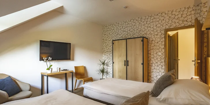 Moravský kras: nádherné ubytování v přírodě s polopenzí i vínem a privátním wellness