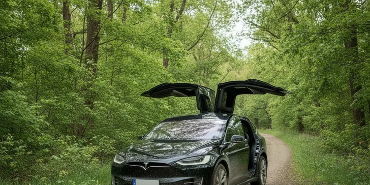 Zážitková jízda v nejluxusnější Tesle Model X: staňte se řidičem či spolujezdcem