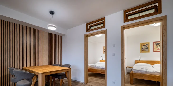 Stylové apartmány na Liptově: strava, výhled na hory i wellness v hobitích domečcích