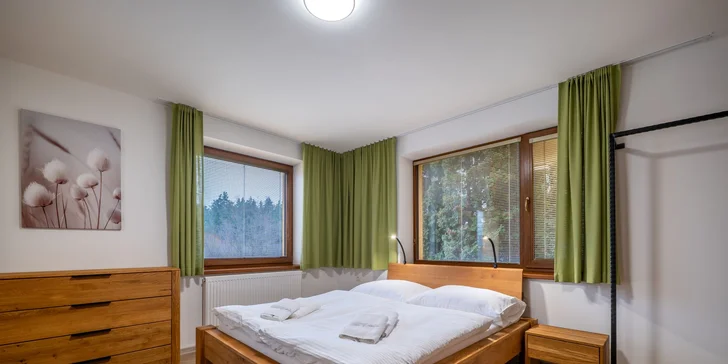 Stylové apartmány na Liptově: strava, výhled na hory i wellness v hobitích domečcích