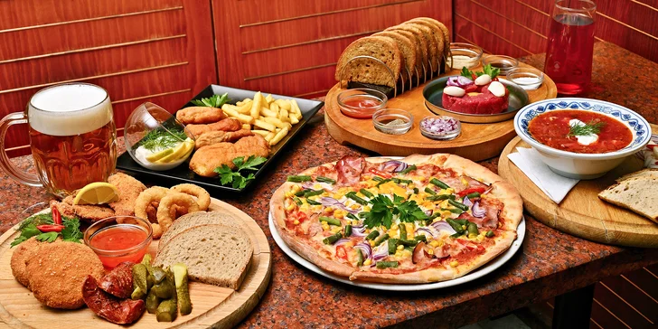 Otevřené vouchery na cokoli v hodnotě 350-1000 Kč do rodinné restaurace na Žižkově