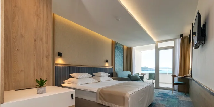 Bosna a Hercegovina: hotel Sunce Neum 100 m od moře, bazén a polopenze či plná penze