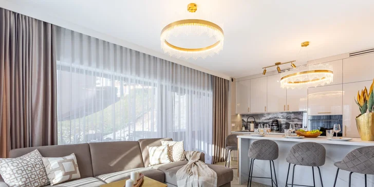 Dovolená ve Sklářské Porubě: apartmány s možností snídaní, sauna a vířivka