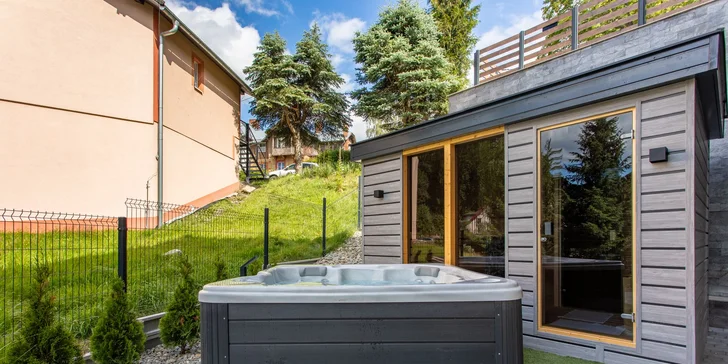 Dovolená ve Sklářské Porubě: apartmány s možností snídaní, sauna a vířivka