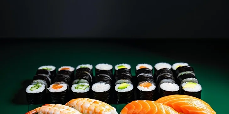 Sushi s sebou: otevřený voucher do bistra v Polabinách na 300, 500 nebo 1000 Kč