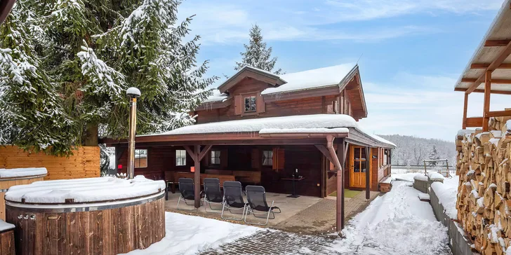 Krkonošský ráj: chalupy s privátním wellness pro 4 až 10 osob a slevy na aktivity v okolí