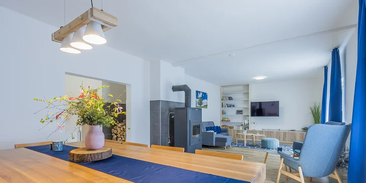 Vrbno pod Pradědem: luxusní apartmánový dům pro 10 osob, 7 km od Karlovy Studánky